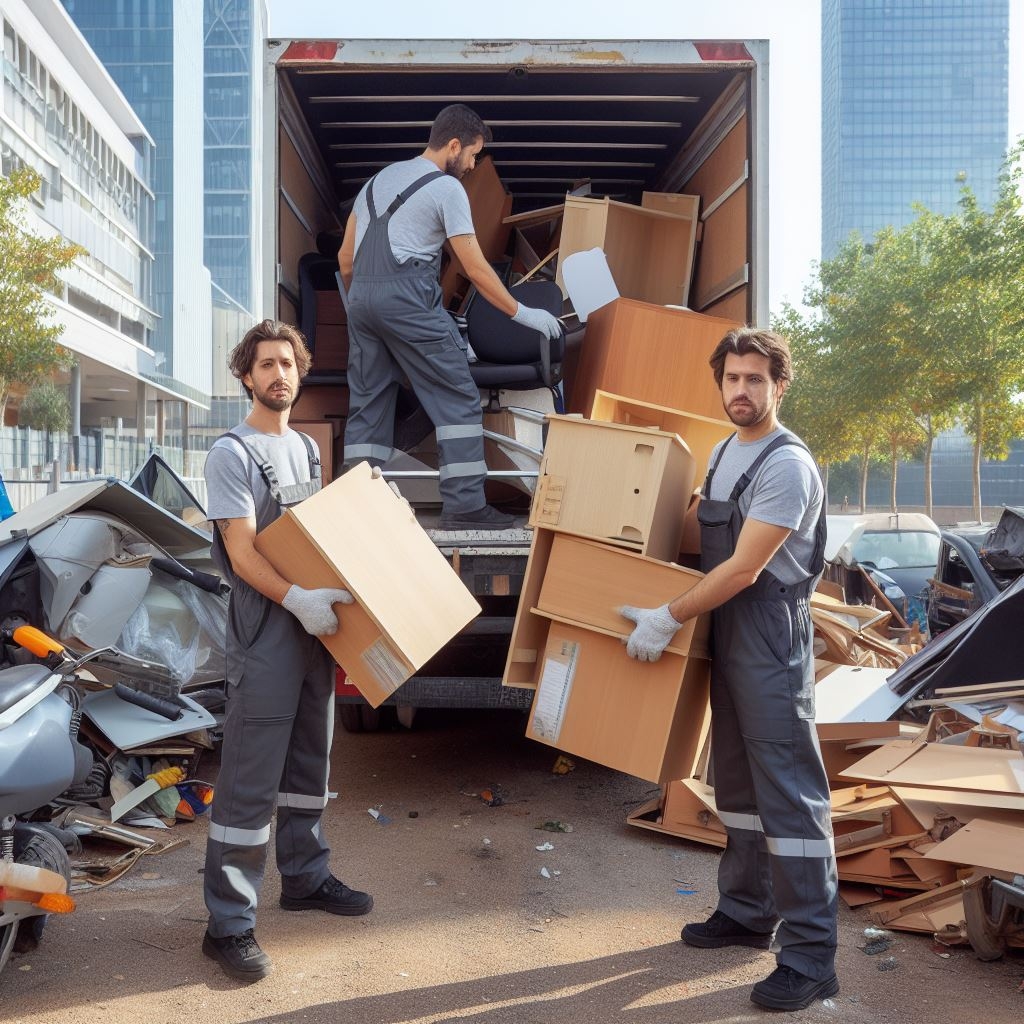 Actividad de vaciado de mercados oficinas en Sant Pere de Riudebitlles